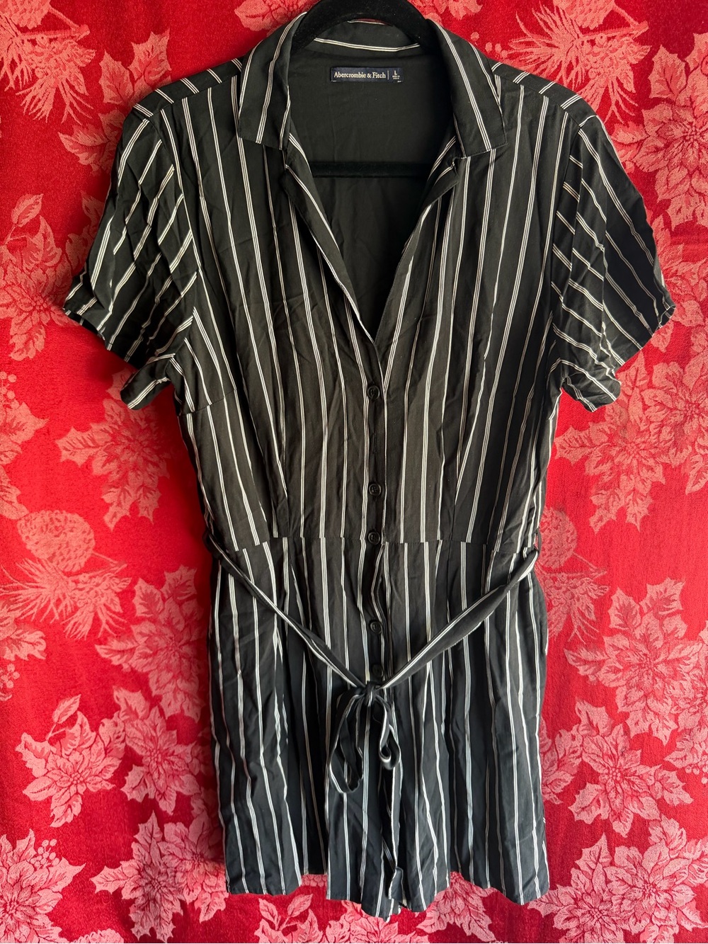 Abercrombie & Fitch Stripped Romper